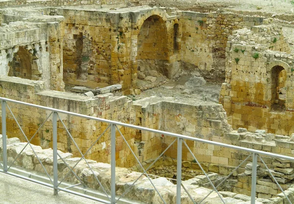 Tarragona Spain 2022 View Ruins Ancient Roman Amphitheater — Fotografia de Stock