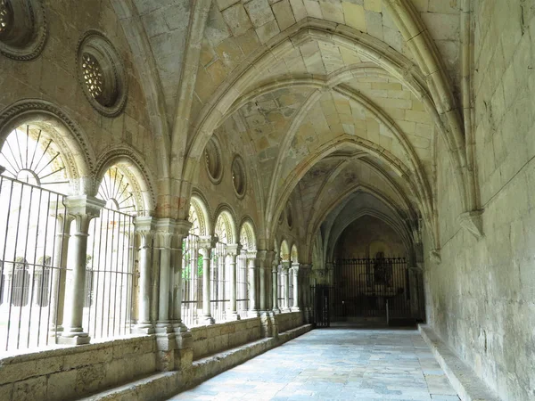 Architectural Details Medieval Catholic Cathedral Saint Mary Tarragona Catalonia Spain — Stok fotoğraf