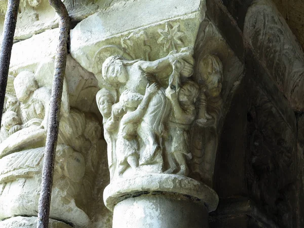 Architectural Details Medieval Catholic Cathedral Saint Mary Tarragona Catalonia Spain — Photo