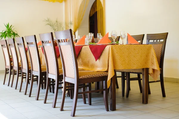 Prima restaurant diner tabel Couvert — Stockfoto