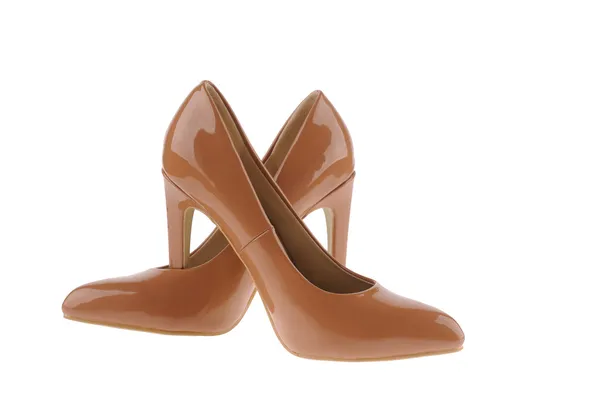 Scarpe beige da donna — Foto Stock