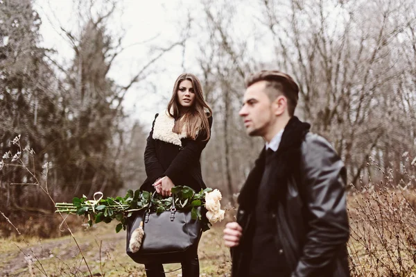 Portrait of affectionate couple — Stock Photo, Image