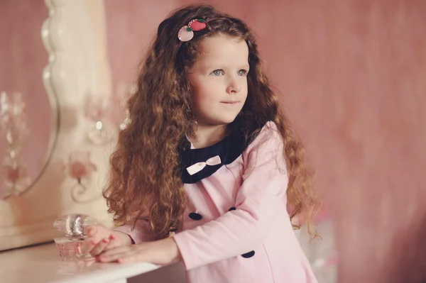 Portrait of little smiling girl — Stock Photo, Image