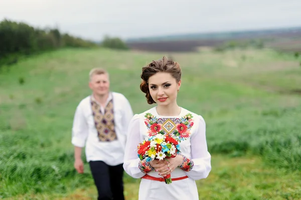 Portrait of affectionate couple — Stock Photo, Image