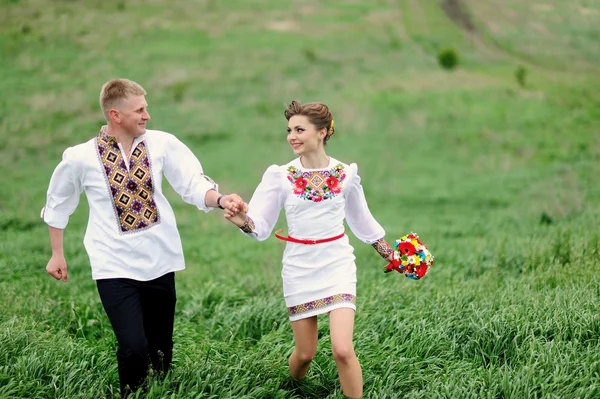 Retrato de pareja cariñosa — Foto de Stock