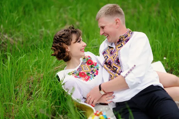 Portrait of affectionate couple — Stock Photo, Image