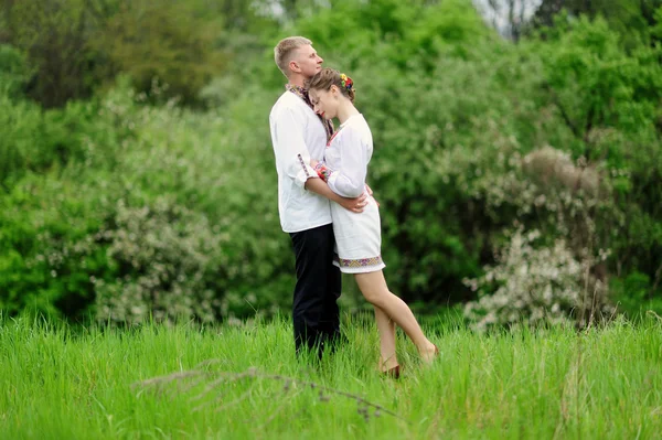 Retrato de pareja cariñosa — Foto de Stock