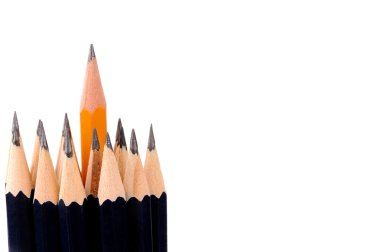  Kalemler beyaz arkaplanda izole edildi 