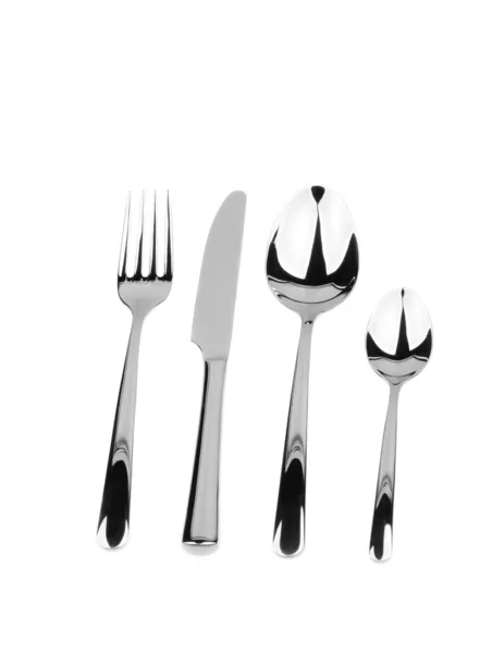Spoon gaffel og kniv - Stock-foto