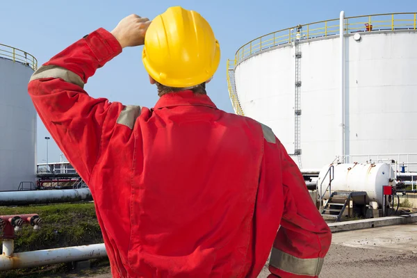 Engenheiro de petróleo — Fotografia de Stock