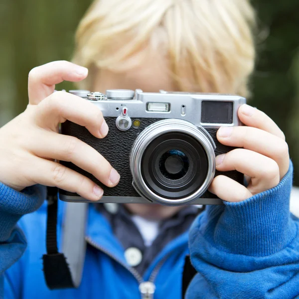 Nemen van een foto — Stockfoto