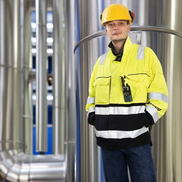 Ingeniero sala de calderas —  Fotos de Stock