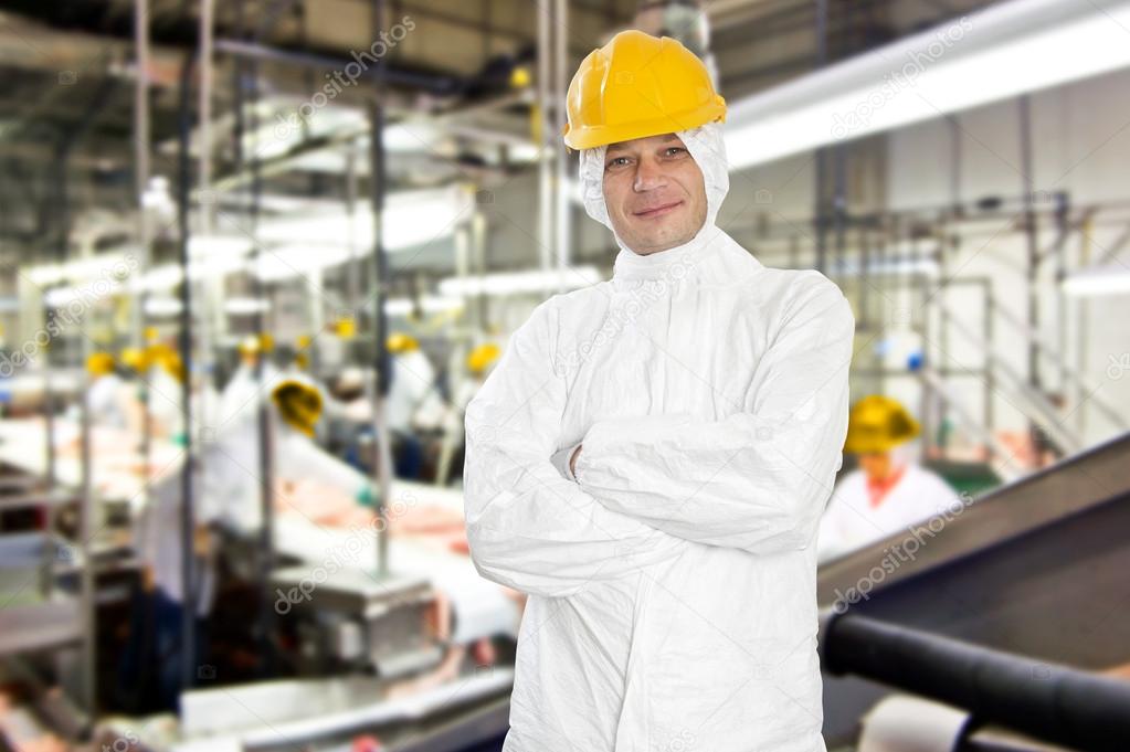 Slaughterhouse worker — Stock Photo © Corepics 18921789