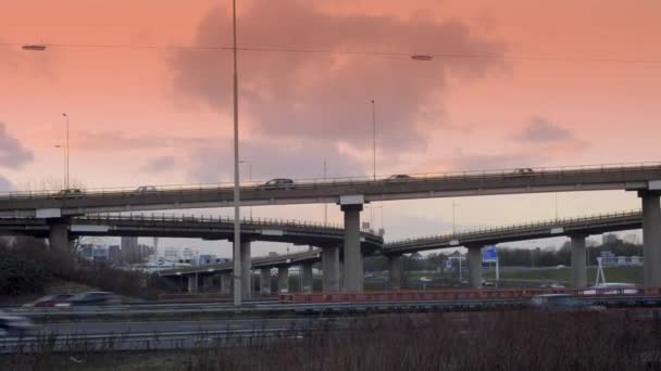 Motorway Flyover — Stock Video