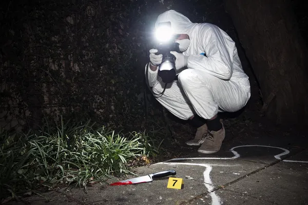 Forensics researcher — Stock Photo, Image