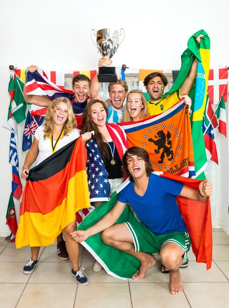 International Sports fans Stock Picture
