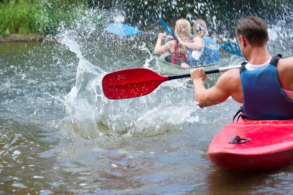 Kayak kişi — Stok fotoğraf