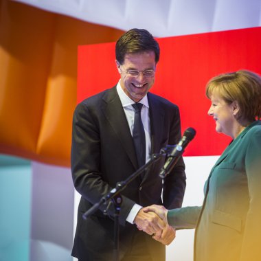 Hannover messe açılış mark rutte ve angela merkel