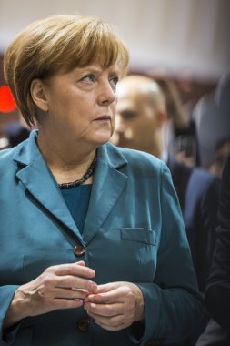 angela merkel Almanya Başbakanı portresi