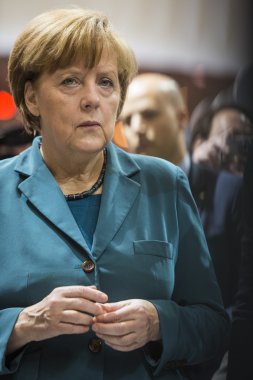 angela merkel Almanya Başbakanı portresi