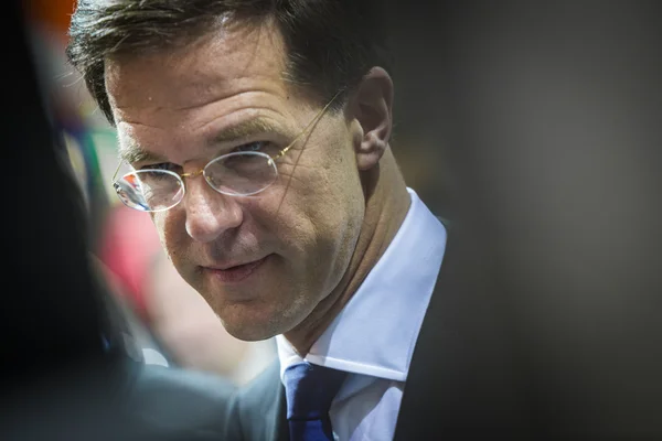 Portret Marka Rutte — Zdjęcie stockowe