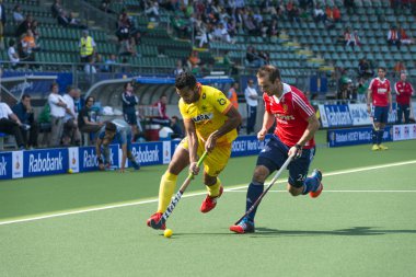 Inghilterra batte l'india presso la Coppa del mondo 2014 hockey