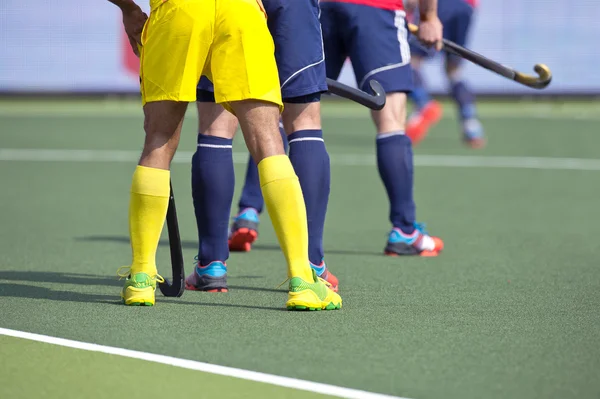 Giocatori di hockey — Foto Stock