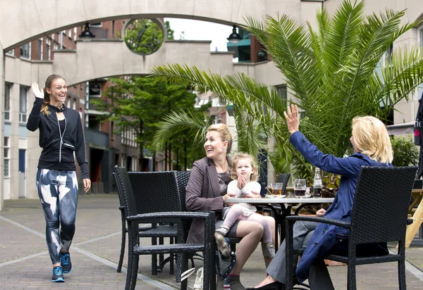 Incontro sulla diversità in terrazza — Foto Stock