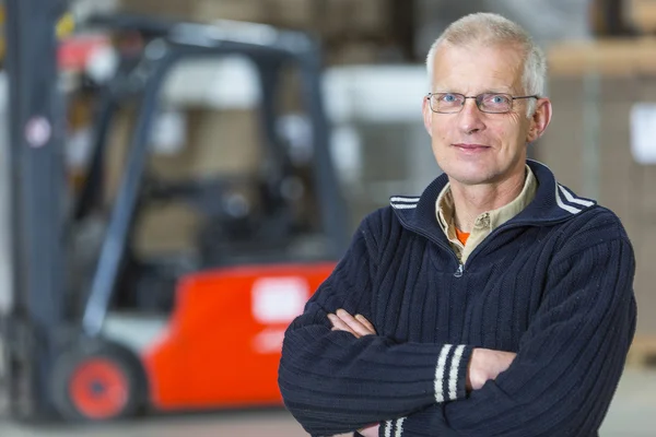 Gabelstaplerfahrer — Stockfoto