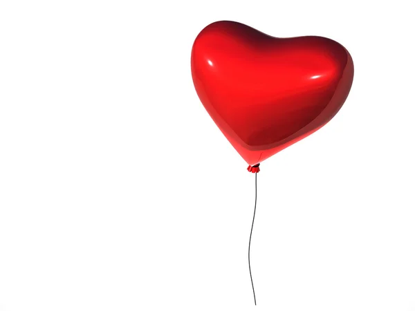 Palloncino a forma di cuore — Foto Stock