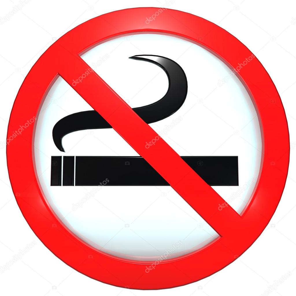Sign (button) No smoking