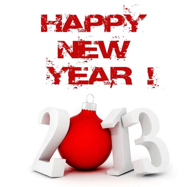 3d Felice anno nuovo 2013  ! — Foto Stock