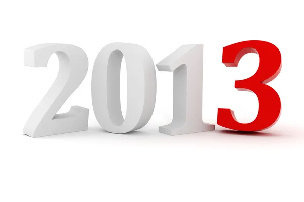 3d 快乐新的一年 2013 ! — 图库照片