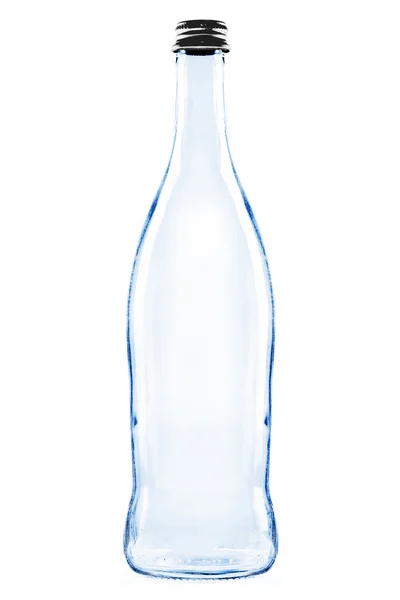 Lege glazen fles — Stockfoto