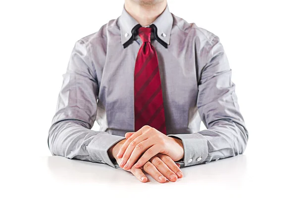 Close up of a young executive business man — Stock Photo, Image