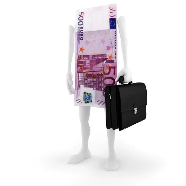 3D-man bill succes in zaken — Stockfoto