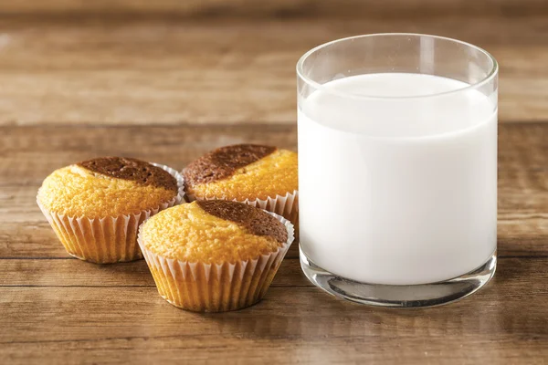 Leche y galletas frescas y saludables —  Fotos de Stock