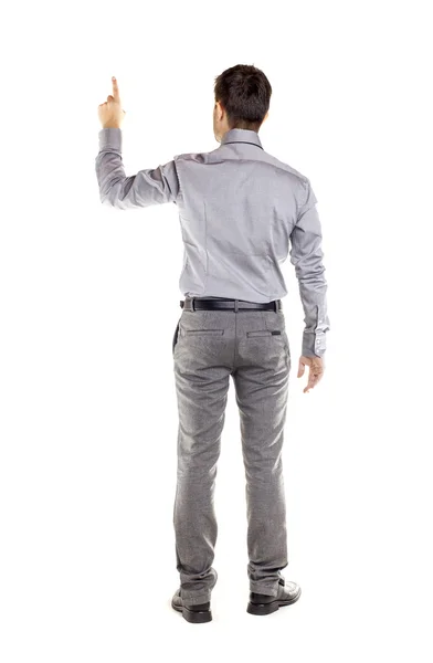 Hombre de negocios sobre fondo blanco — Foto de Stock