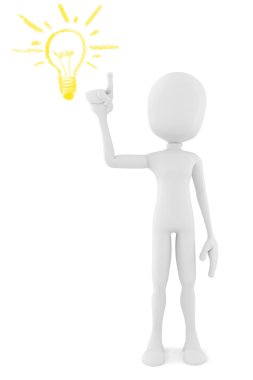 yeni bir fikir ile 3D adam