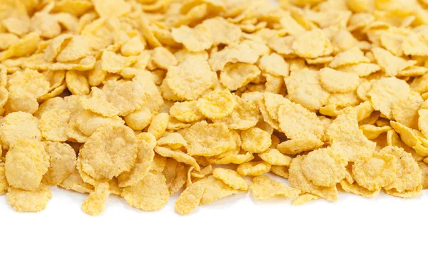Cereal cornflakes on white background — Stock Photo, Image