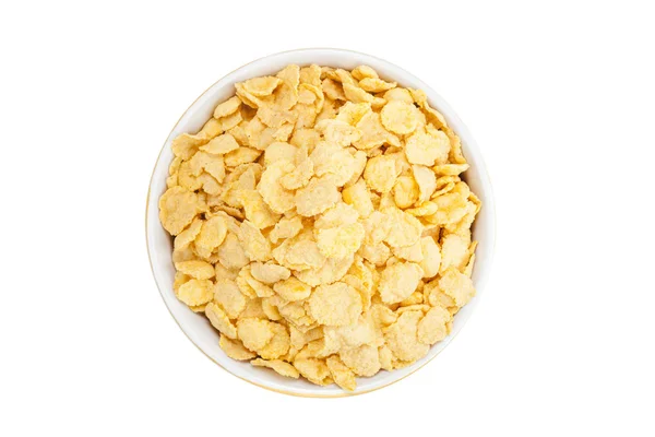 Fresh cereal cornflakes in a bowl — Stock Photo, Image