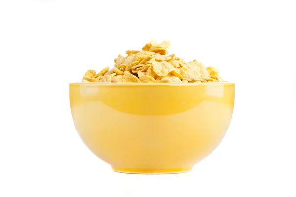 Fresh cereal cornflakes in a bowl — Stock Photo, Image