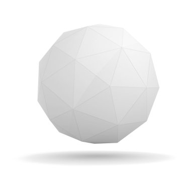 tasarımınız için 3D soyut nesneyi