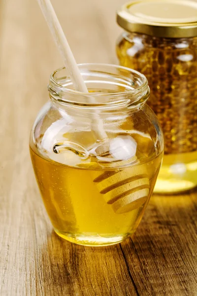 Zoete gezonde honing — Stockfoto