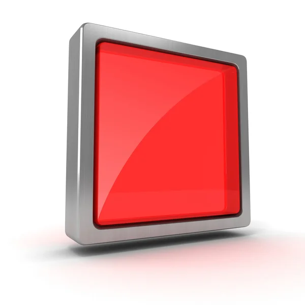 3d elemento vermelho em branco para o seu projeto — Fotografia de Stock