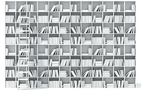 3d libros en estante — Foto de Stock