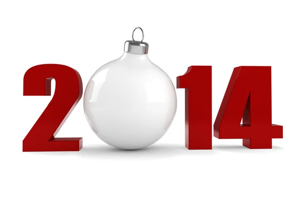 3d щасливий новий рік 2014  ! — стокове фото