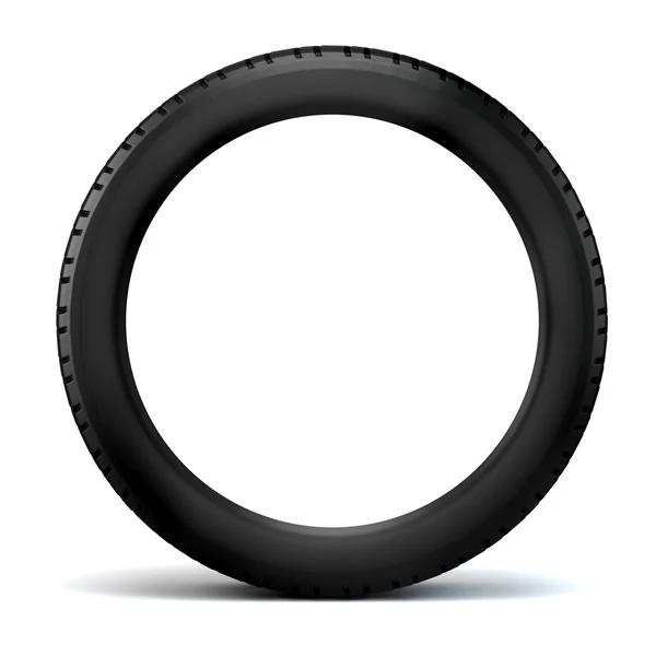 3d tire on white background — Stock Photo, Image