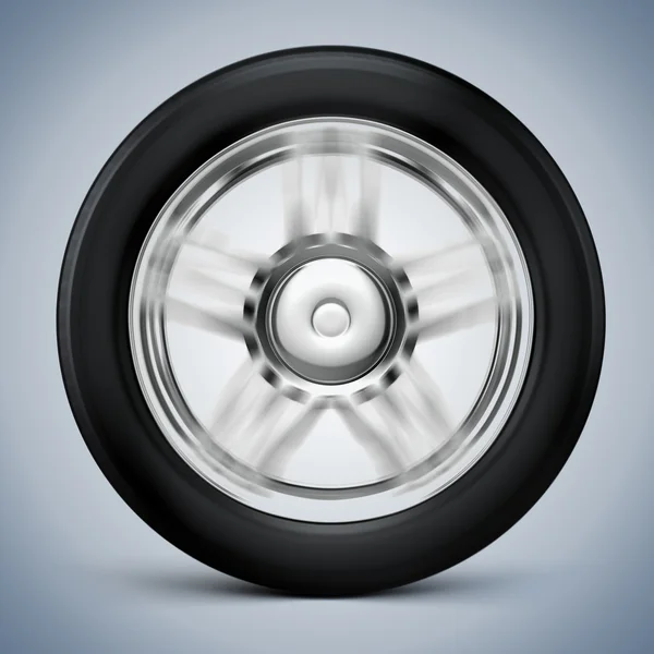 3d tire and alloy wheel — Stock Photo, Image