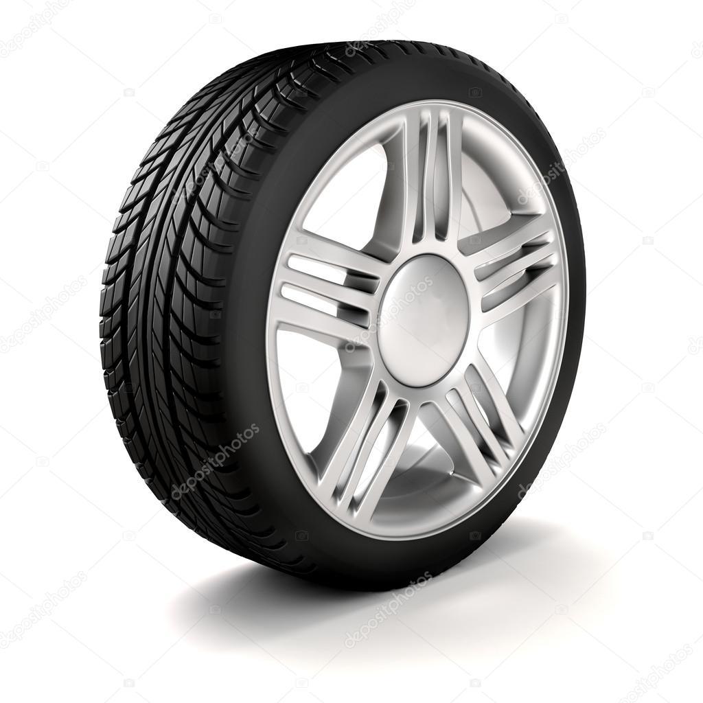 3d tire and alloy wheel